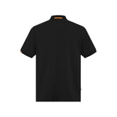 Suns Black Cotton Polo Shirt